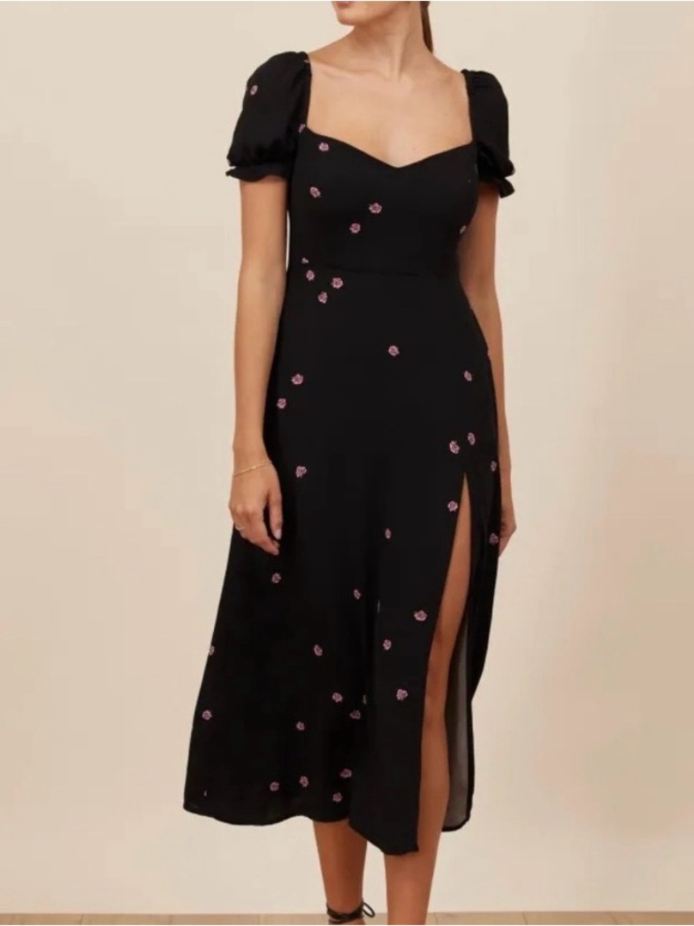 Park & Fifth Black Midi Dress